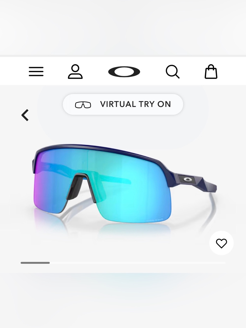 Oakley Sutro Lite Prizm Sapphire Sunglasses with Matte Black Frame OS